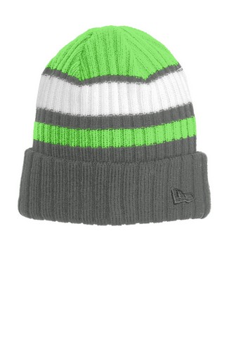 Custom Logo New Era Ribbed Tailgate Beanie - NE903