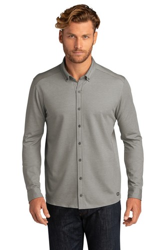 Custom Embroidered OGIO Code Stretch Long Sleeve Button-Up - OG145