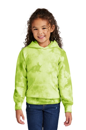 Port & Company Youth Crystal Tie-Dye Pullover Hoodie PC144Y