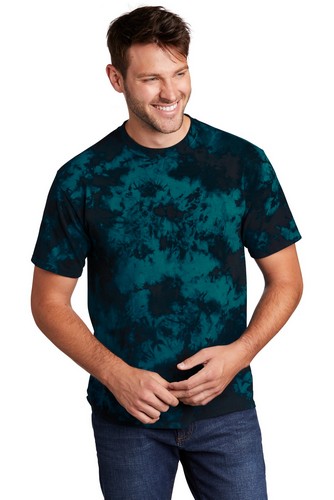 Custom Printed Port & Company Crystal Tie-Dye Tee - PC145 