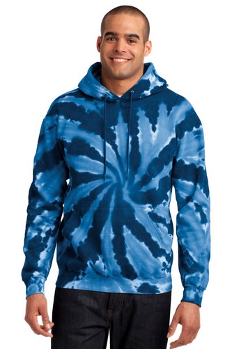 Custom Printed  Port & Company Tie-Dye Pullover Hooded Sweatshirt - PC146 