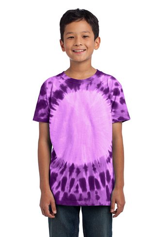Custom Printed Port & Company Youth Essential Window Tie-Dye Tee - PC149Y
