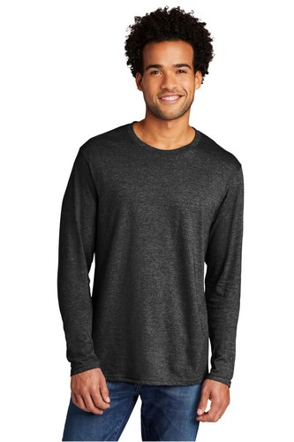 Custom Printed Port & Company Tri-Blend Long Sleeve Tee. PC330LS With Imprint