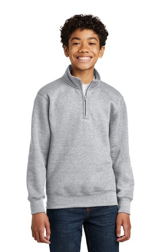  Port & Company Youth Core Fleece 1/4-Zip Pullover Sweatshirt PC78YQ 