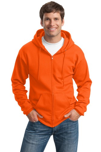 Custom Printed Tall Ultimate Full-Zip Hooded Sweatshirt Port & Company PC90ZHT