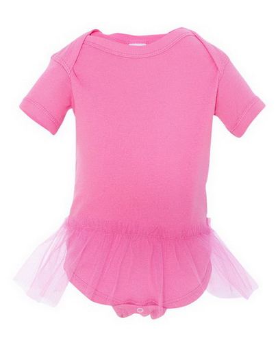 Custom Imprinted LAT Infant Lap Shoulder Tutu Creeper - 4422