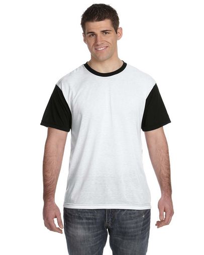  Men's Blackout Sublimation Polyester T-Shirt 