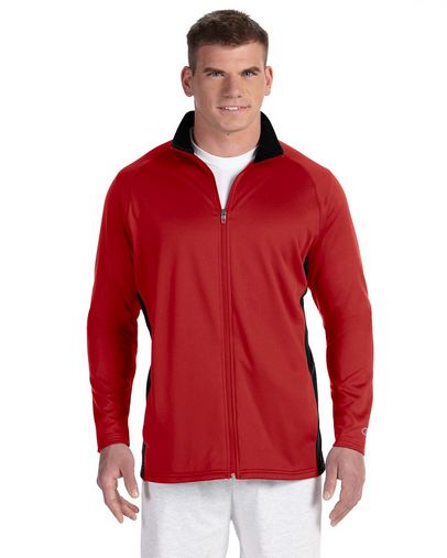 Custom Printed Champion Performance Colorblock Full-Zip Jacket - S270