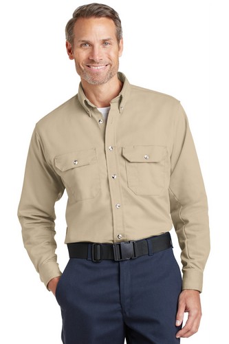 Custom Logo Bulwark EXCEL FR ComforTouch Dress Uniform Shirt - SLU2