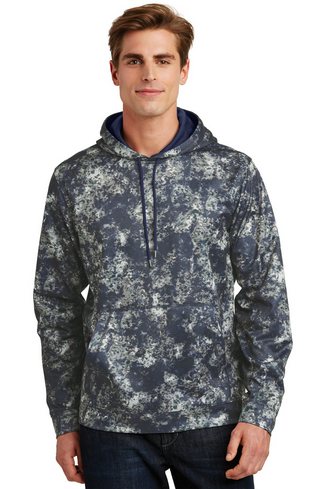 Custom Printed Sport-Tek Sport-Wick Mineral Freeze Fleece Hooded Pullover - ST230