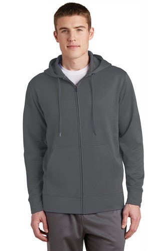Custom Embroidered Sport-Tek Sport-Wick Fleece Full-Zip Hooded Jacket - ST238