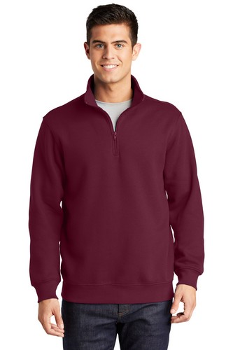 Custom Logo  Tall 1/4-Zip Sweatshirt Sport-Tek  TST253  Embroidered 