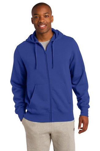 Custom Logo Full-Zip Hooded Sweatshirt Sport-Tek ST258 With Embroidery