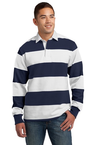 Custom Embroidered Sport-Tek Classic Long Sleeve Rugby Polo - ST301