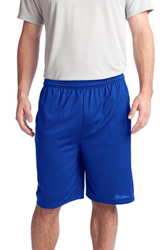 Custom Logo Tough Mesh Pocket Short Sport-Tek - ST312