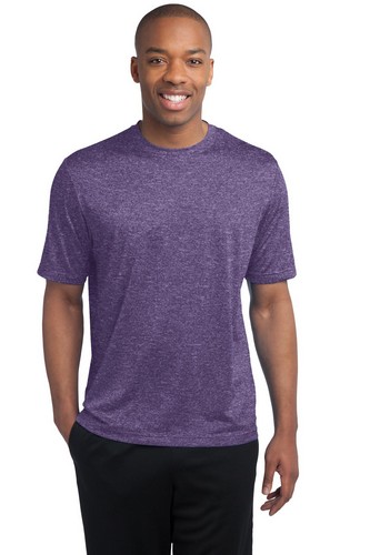 Custom Logo Tall Heather Dri Fit Contender Tee Sport-Tek TST360 Imprinted