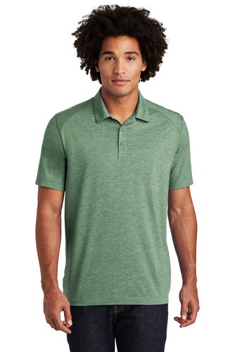 Custom Printed Sport-Tek PosiCharge Tri-Blend Wicking Polo. ST405 with imprint