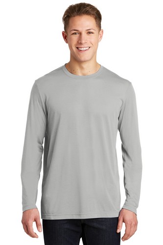Custom Printed Sport-Tek Long Sleeve PosiCharge Competitor Cotton Touch Tee - ST450LS