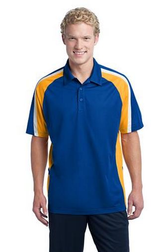 Custom Logo  Tricolor Micropique Sport Wick; Polo - ST654  Embroidered