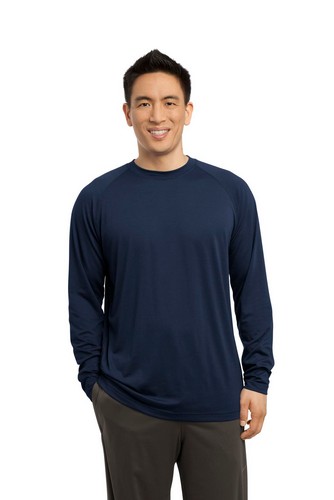 Custom Logo Long Sleeve Ultimate Performance Crew Sport-Tek - ST700LS