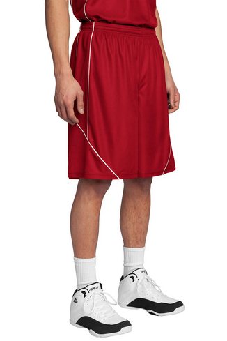 Custom Printed Mesh Reversible Spliced Short Sport-Tek - T565 With Logo
