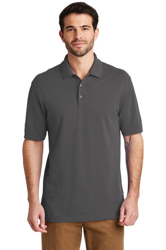 Custom Embroidered  Port Authority Tall EZCotton Polo - TK8000 