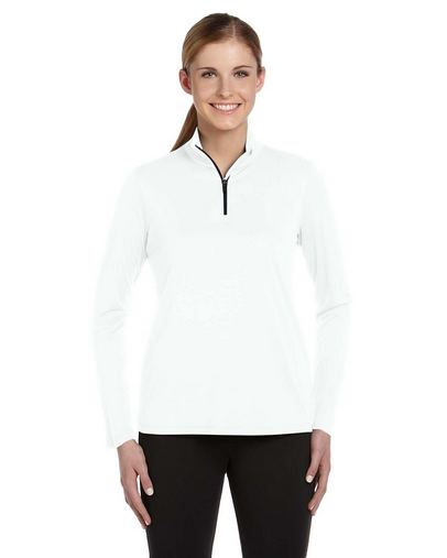  Ladies' Quarter-Zip Lightweight Pullover 