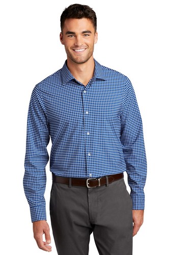 Custom Embroidered Port Authority City Stretch Shirt - W680