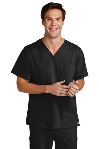  Wink Men's Premiere Flex V-Neck Top WW5068 
