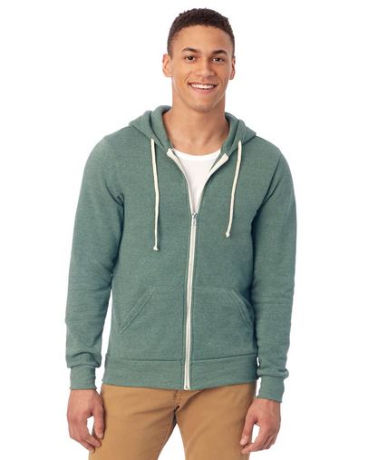 Custom Printed Alternative Rocky Eco-Fleece Zip Hoodie - AA9590