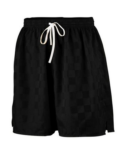  Youth Long Length Checkerboard Nylon Soccer Short 