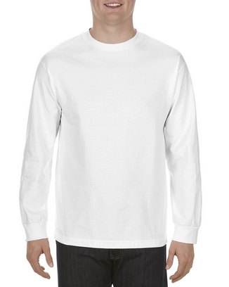  Adult Long-Sleeve T-Shirt - WHITE - S 