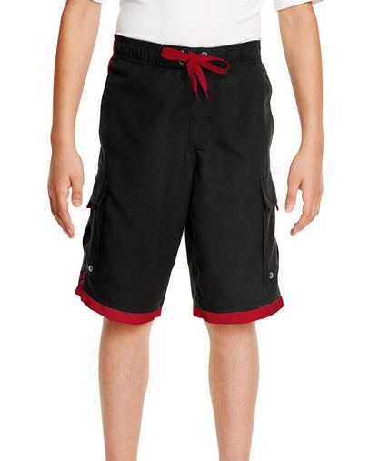 Youth Striped Swim Shorts