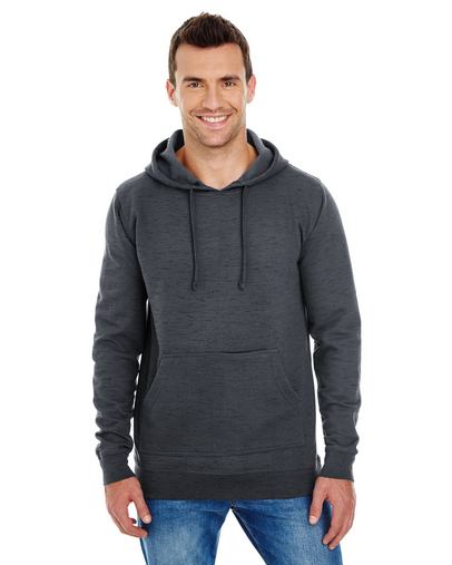 Men's Injected Slub Yarn-Dyed Fleece Hoodie