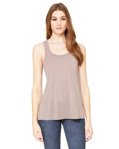 Custom Printed BELLA + CANVAS Women's Flowy Racerback Tank - 8800