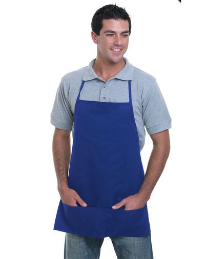 Custom Logo Bayside Medium Bib Apron - BA2060