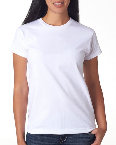  Ladies' 6.1 oz., 100% Cotton T-Shirt 