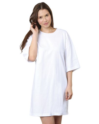  Laidies' 6.1 oz., 100% Cotton Dorm Gown 
