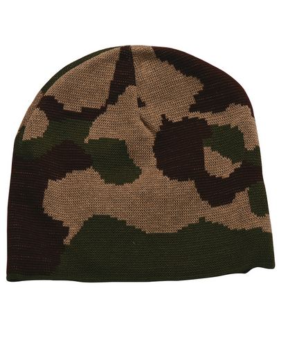  100% Acrylic Camouflage Beanie 