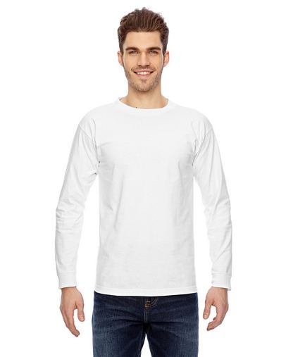  Adult 6.1 oz., 100% Cotton Long Sleeve T-Shirt 