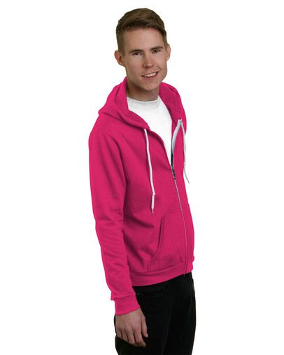 Unisex 7 oz., 50/50 Full-Zip Fashion Hooded Sweatshirt
