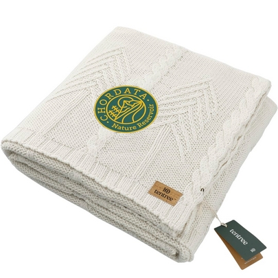 tentree Organic Cotton Cable Blanket
