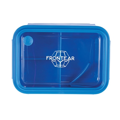  Three Compartment Food Storage Bento Box 