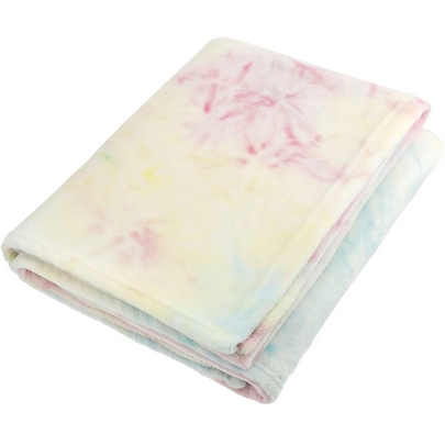 Tie Dye Flannel Fleece Blanket