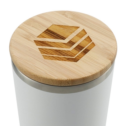 Brees Copper Vac Tumbler w/ FSC Bamboo lid 14oz