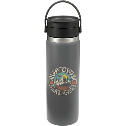 Custom Logo Hydro Flask Wide Mouth With Flex Sip Lid 20oz - 1601-93