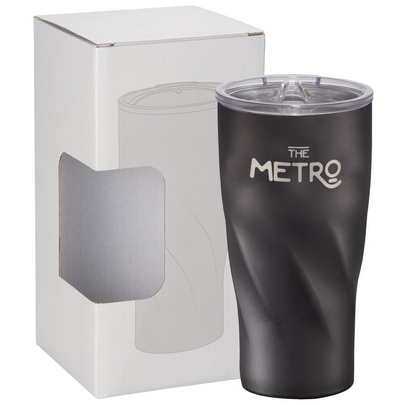 Hugo Copper Vacuum Tumbler 20oz With Window Box