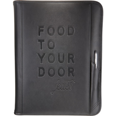  Cross&#174; Classic Leather Zippered Padfolio Bundle Se 