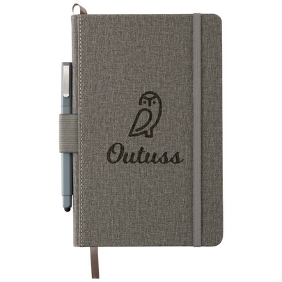  5.5&quot; x 8.5&quot; Heathered Hard Bound JournalBook&#174; 