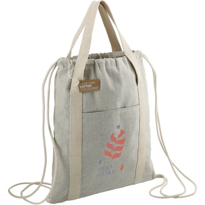  Repose 5oz. Recycled Cotton Drawstring Bag 